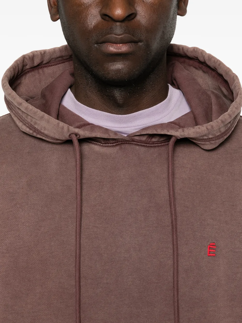 Études Studio Hoodie met geborduurd logo Rood