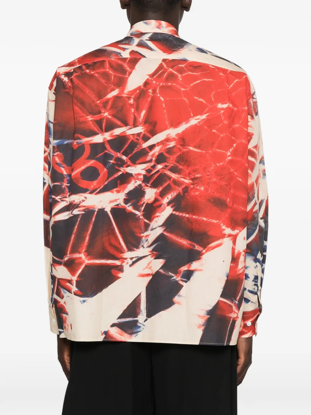 Études Studio x Maia Ruth Lee oversized overhemd Rood