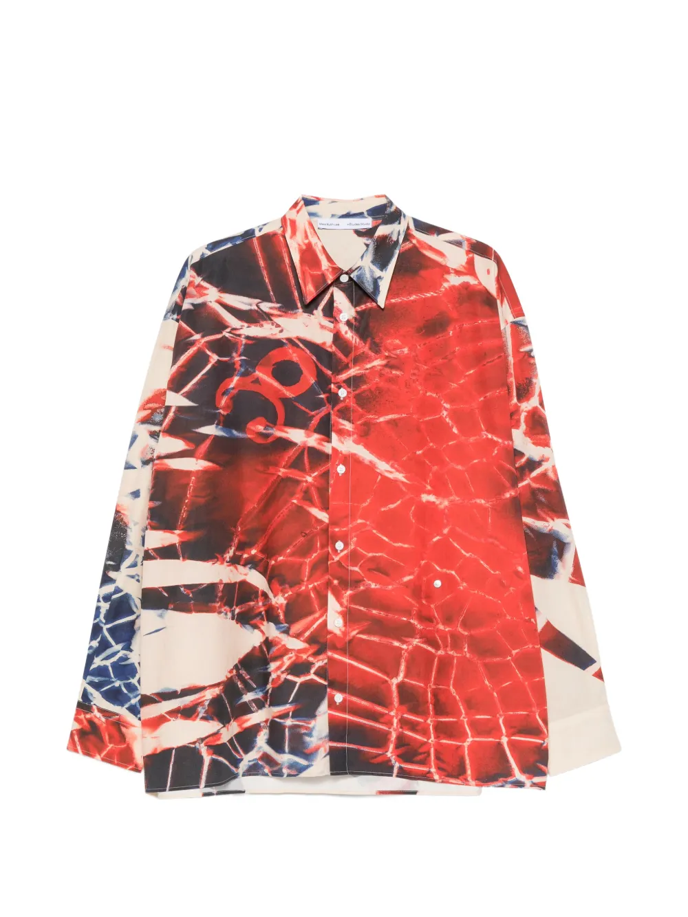 Études Studio x Maia Ruth Lee oversized shirt - Rosso