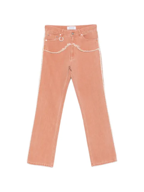 Études Studio Ausgefranste Bootcut-Jeans