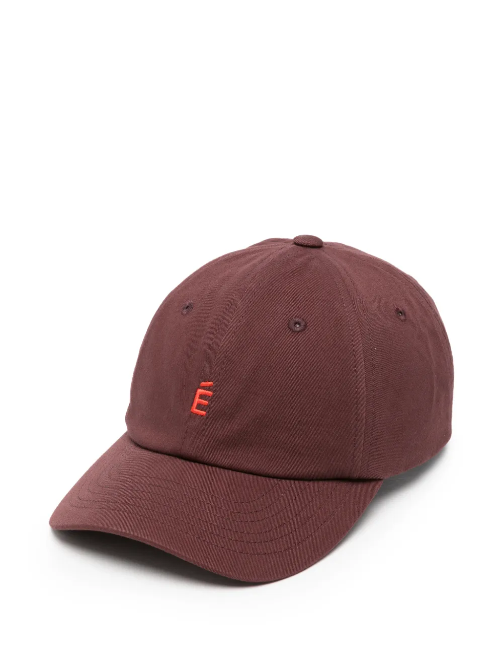 Études Studio logo-embroidered cap - Marrone