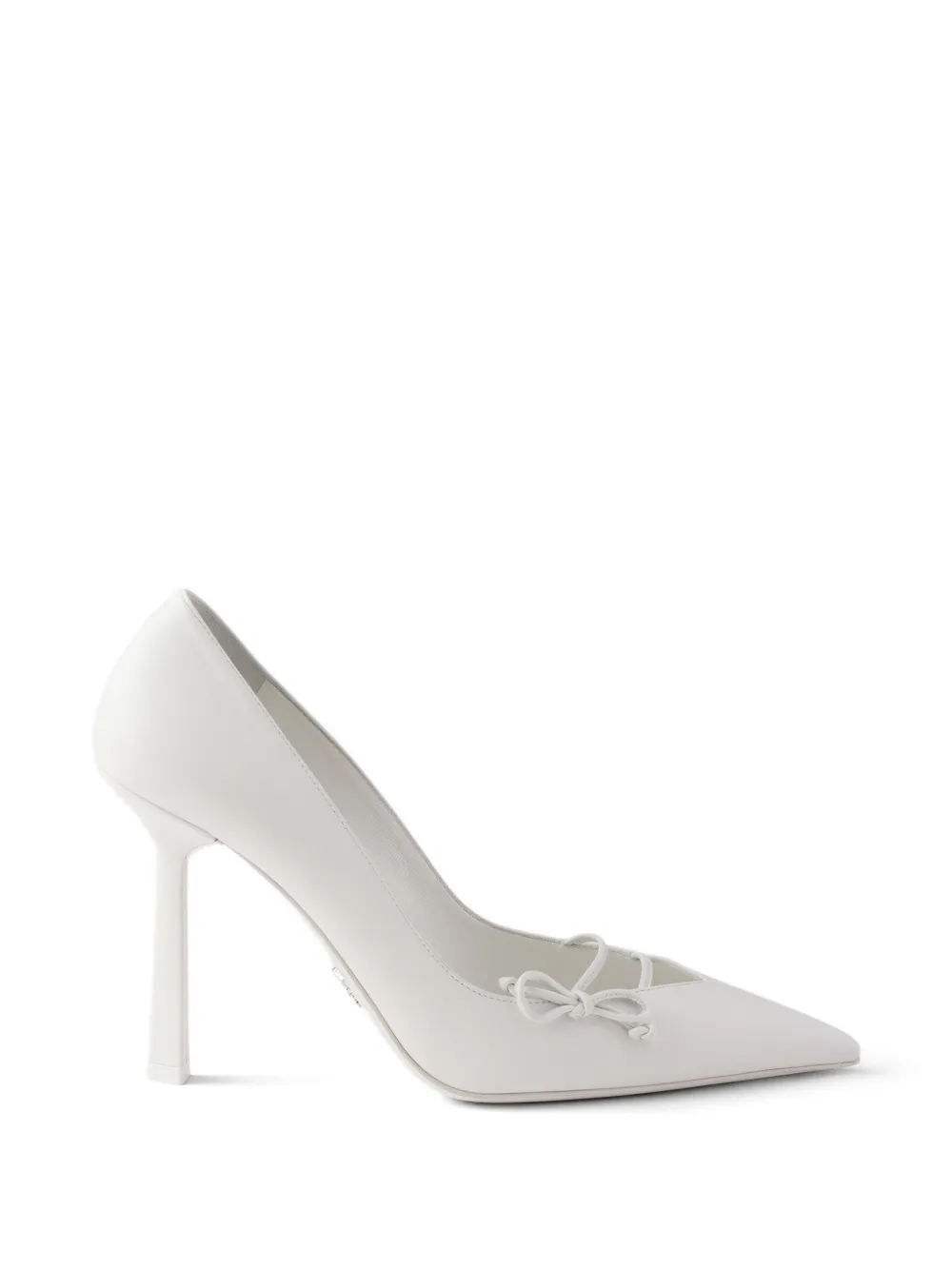 Prada Leren pumps Wit