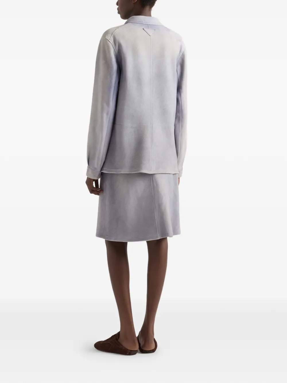 Prada Suède jack Blauw