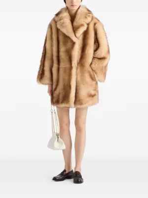 Prada（プラダ）ウィメンズ ファー＆ムートンコート - FARFETCH