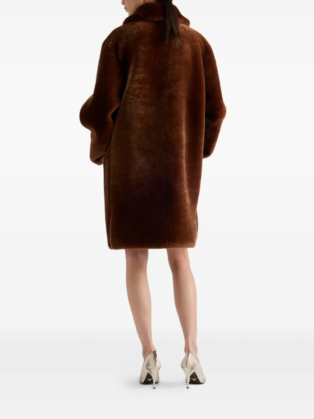 Prada Lammy coat Bruin