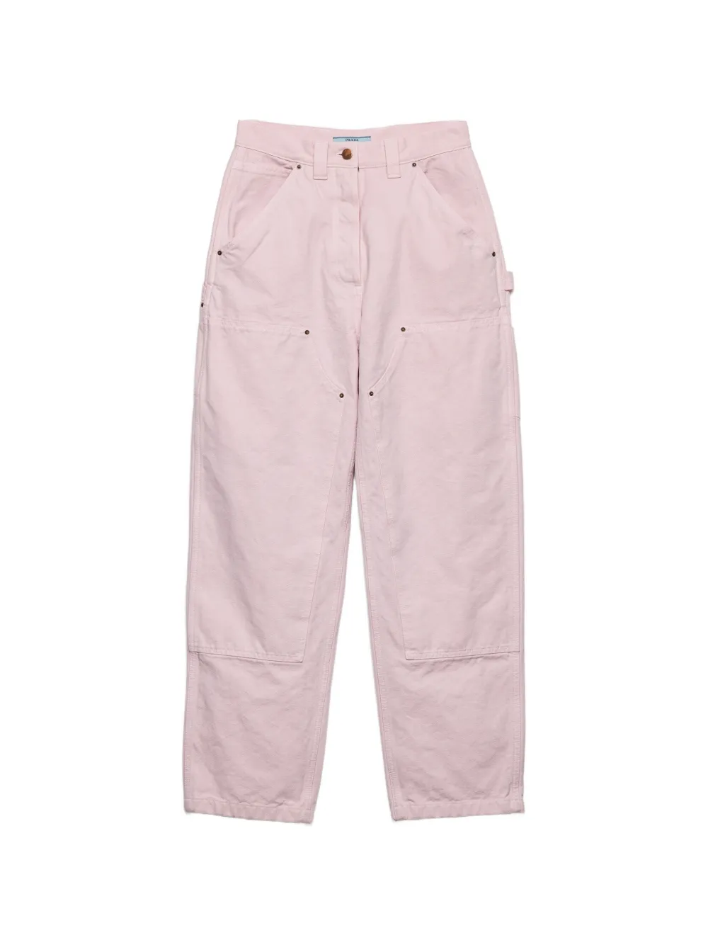 Prada logo-detail trousers - Rosa
