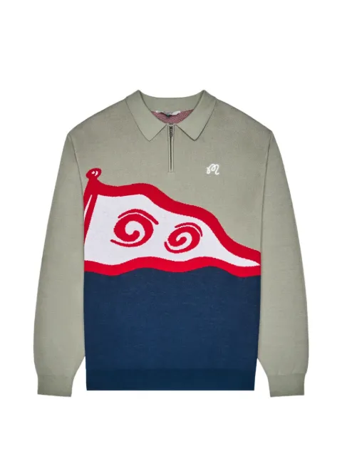 Malbon Golf polo à logo brodé