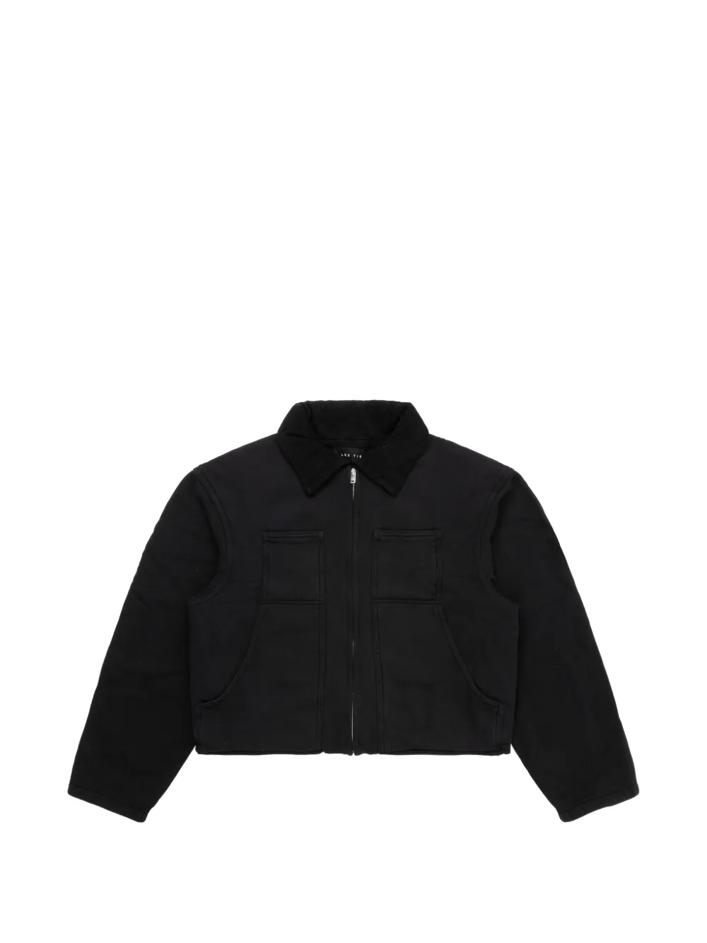 Les Tien corduroy-collar jacket - Nero