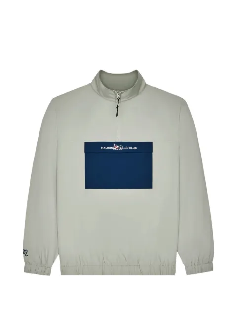 Malbon Golf sudadera con detalle del logo