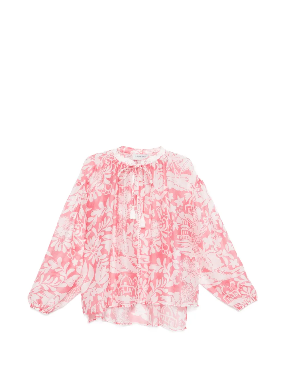 ERMANNO FIRENZE floral-print blouse - Rosa