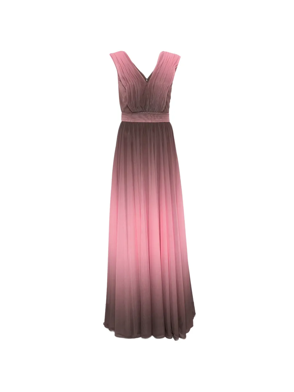 ERMANNO FIRENZE V-neck ombre-effect maxi dress - Rosa