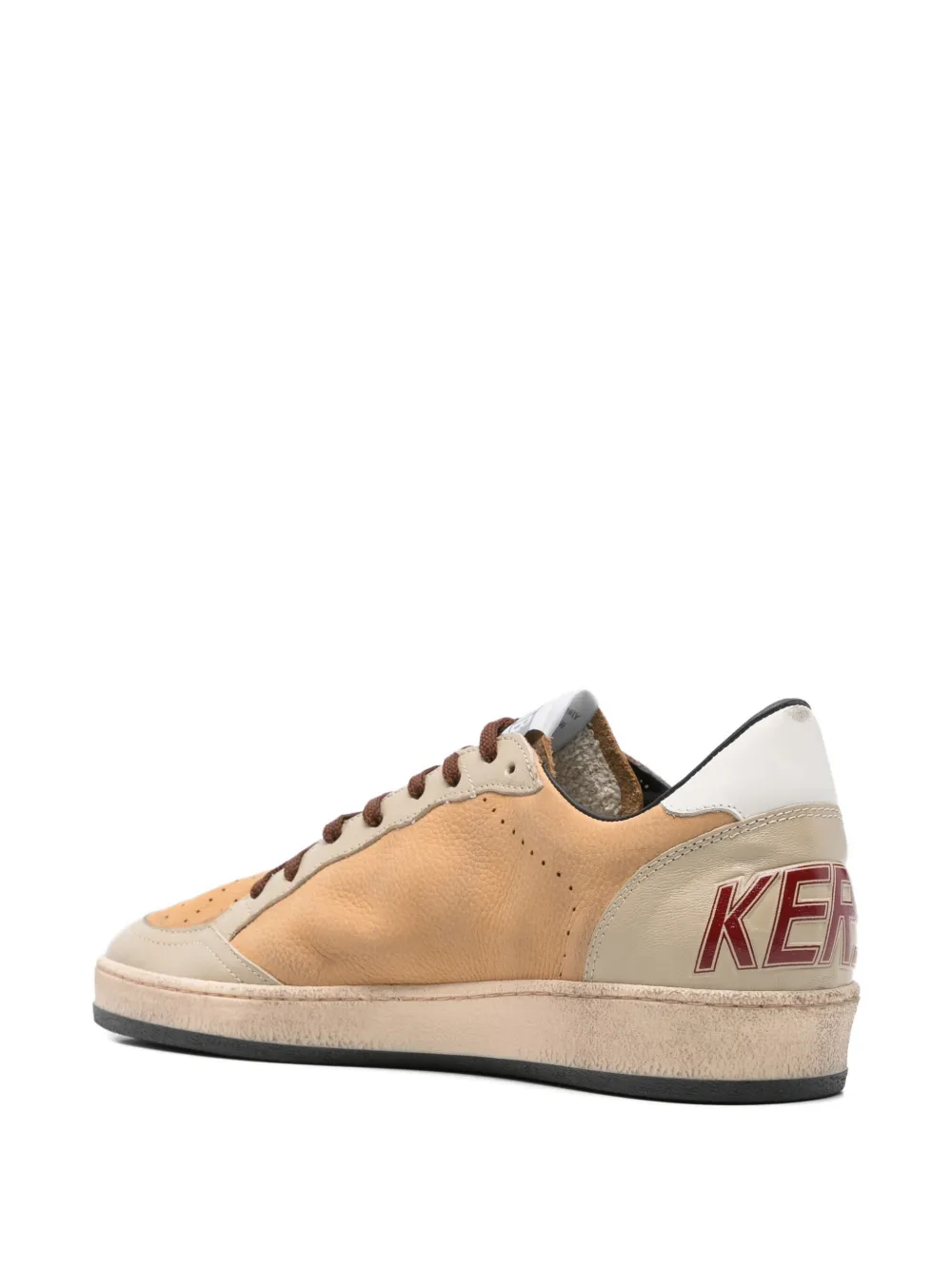 Golden Goose Suède sneakers met sterdetail Beige