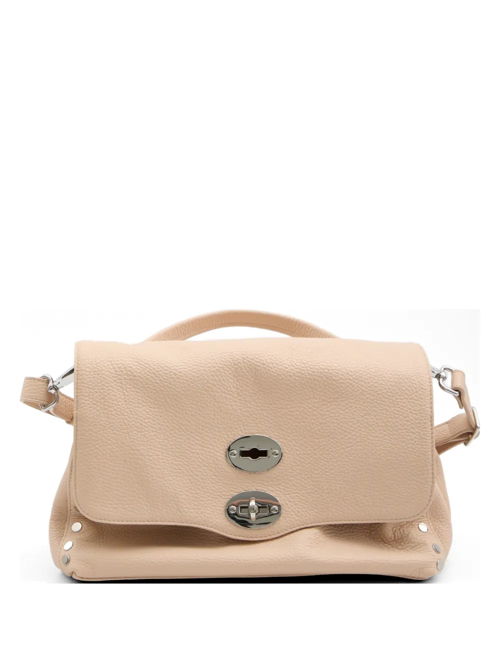 Zanellato Postina Daily S hammered leather tote bag - Toni neutri