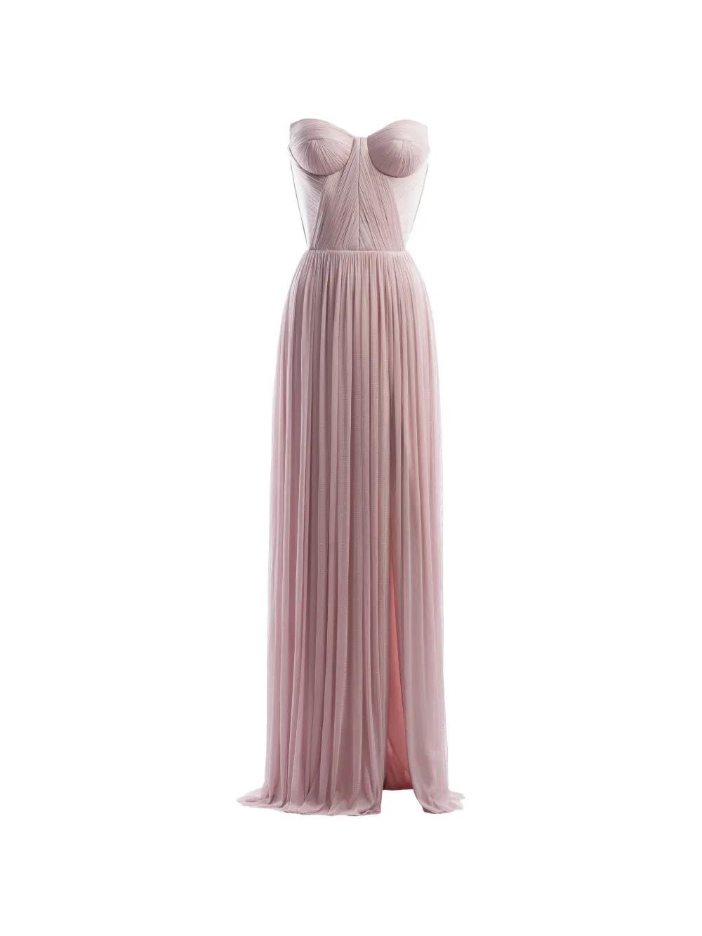 IMROSKA Sweet 18 strapless draped maxi gown dress