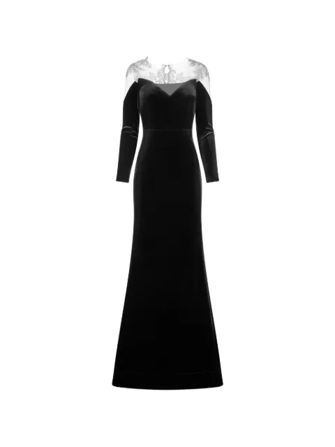 IMROSKA Imroska 26 Leaves maxi dress