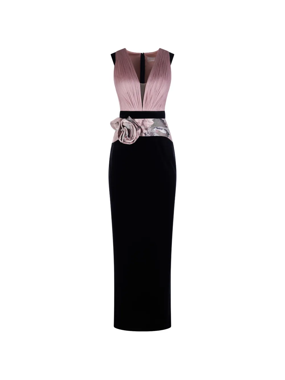 IMROSKA Pandora V-neck maxi dress