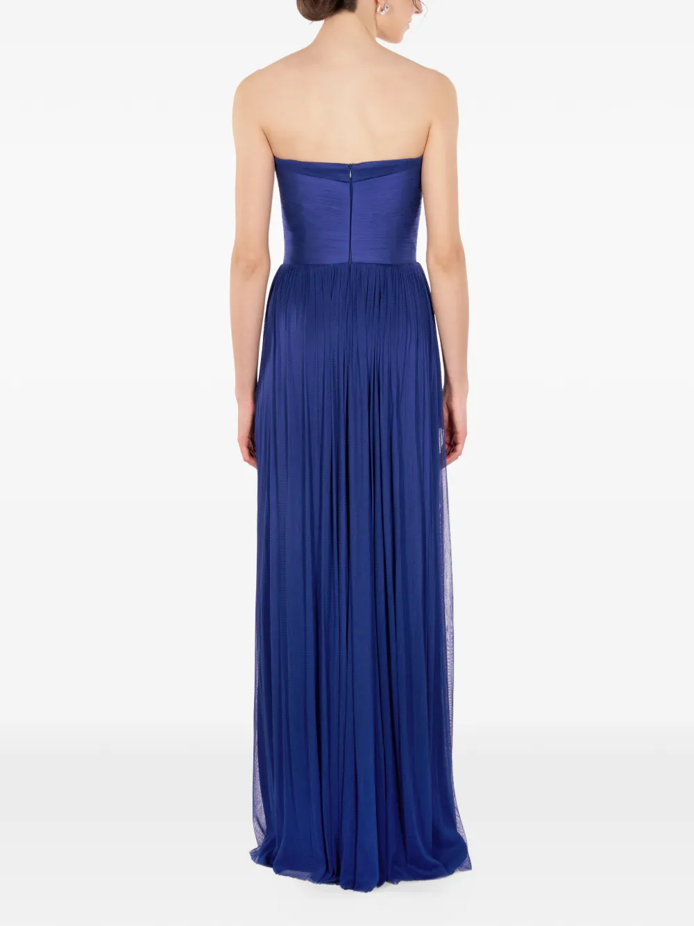IMROSKA Sweet 18 maxi-jurk met split Blauw