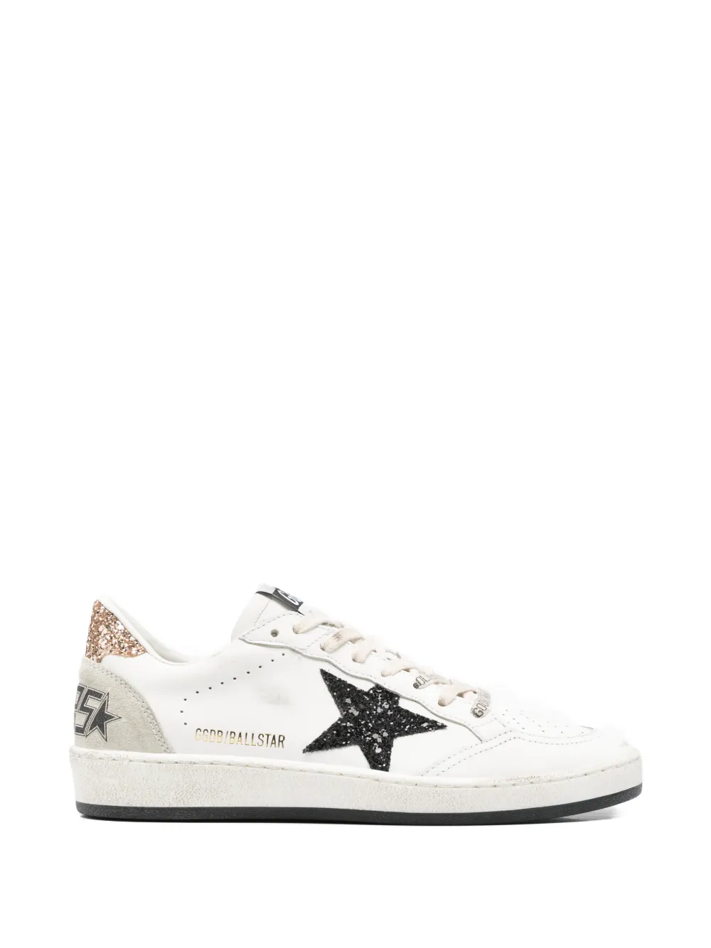 Golden Goose Leren sneakers met ster detail Wit