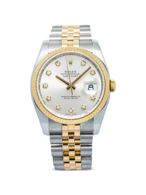 Rolex Datejust fluted bezel 36mm watch