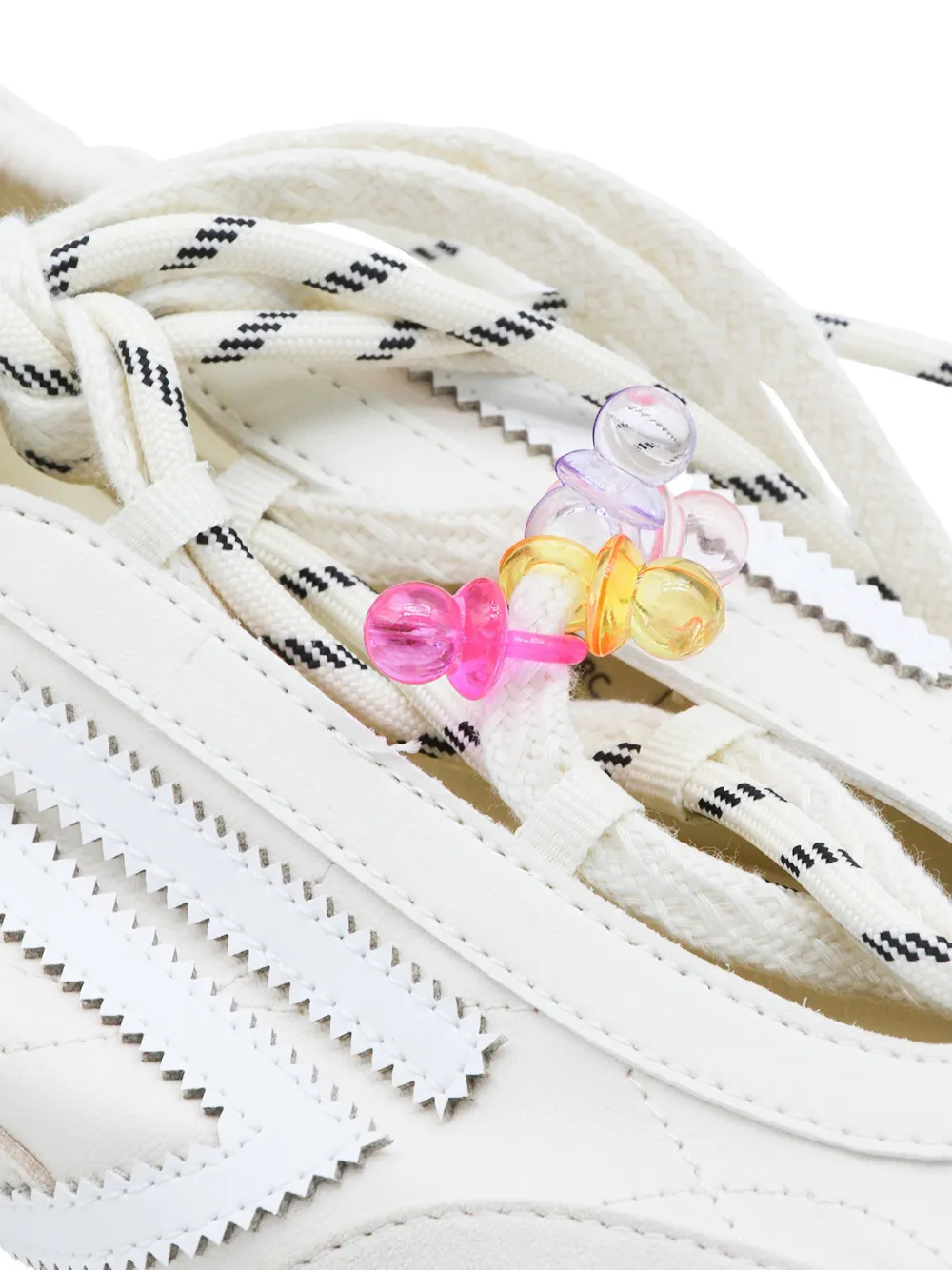 Puraai Sneakers verfraaid met kralen Beige