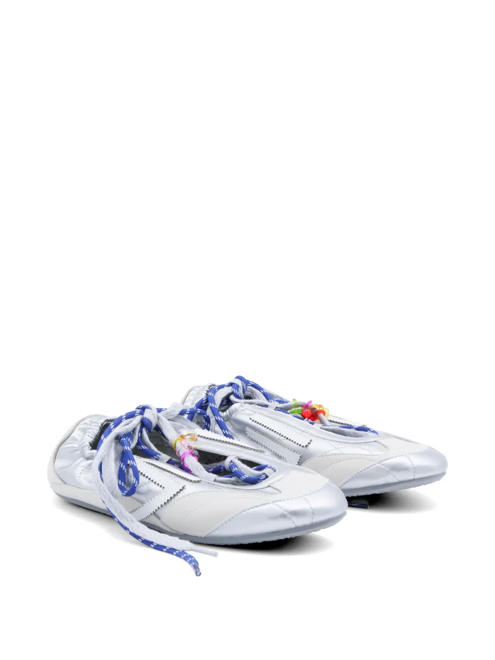 Puraai Sneakers verfraaid met kralen Zilver