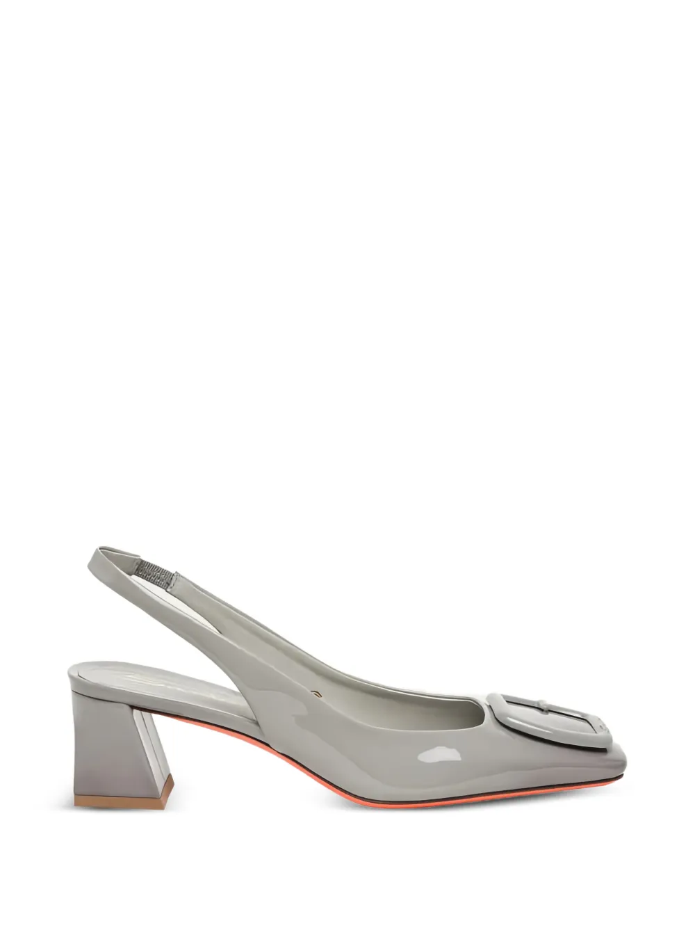 Santoni buckle-detail pumps Grijs