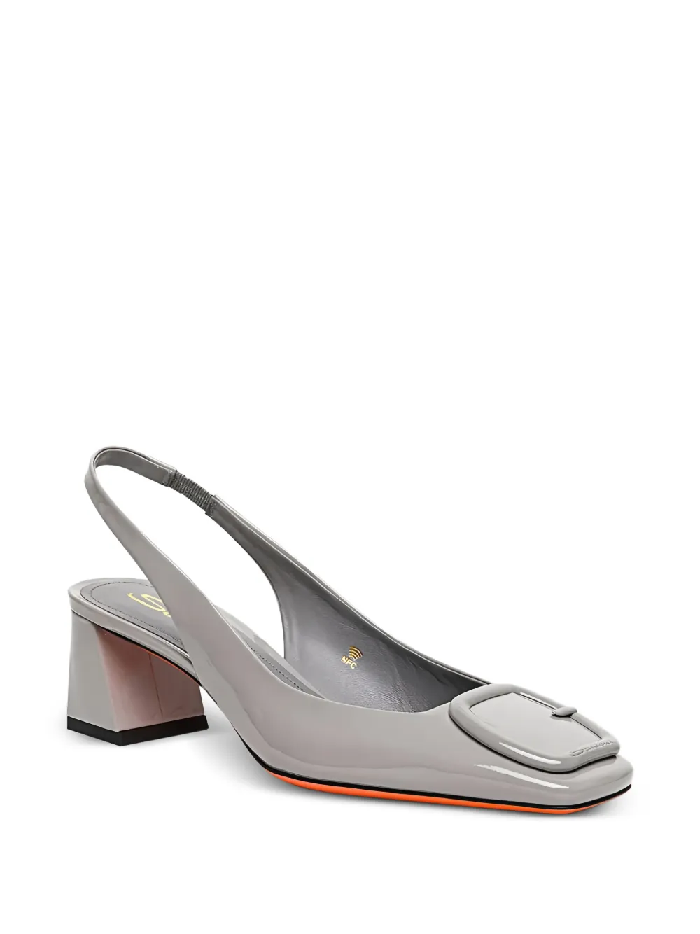  Santoni Buckle-detail Pumps - Grey 