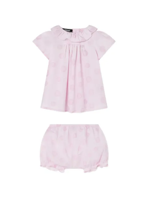 Versace Kids ruffled medallion babywear (set of three)