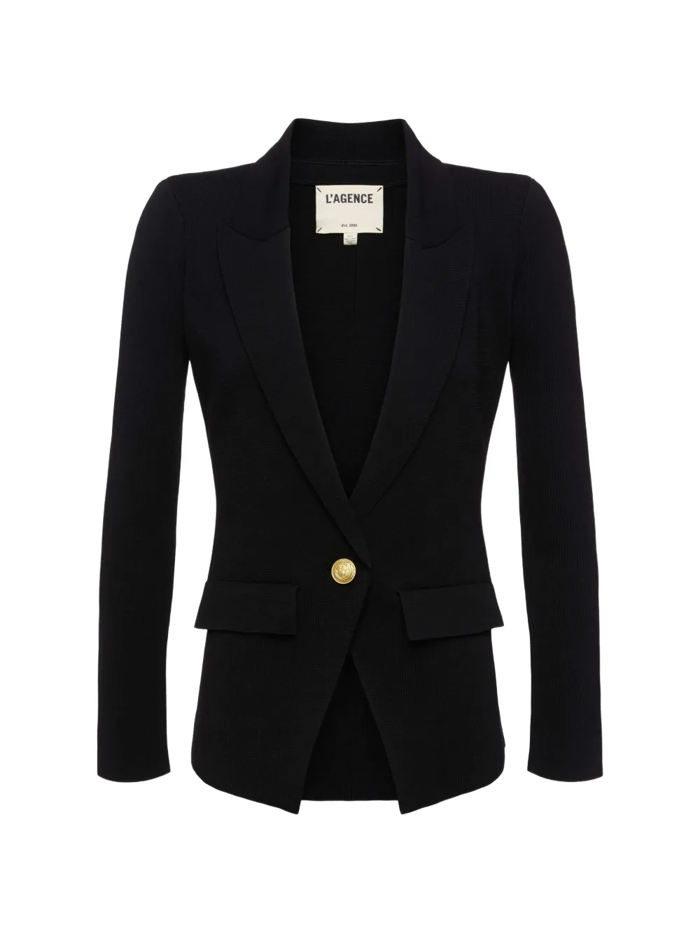 L'Agence Chamberlain button pocket blazer - Nero