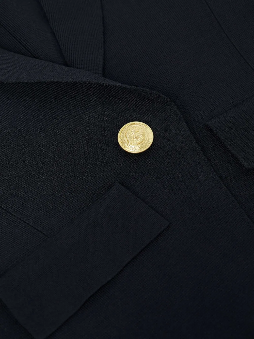  L'agence Chamberlain Button Pocket Blazer - Black 