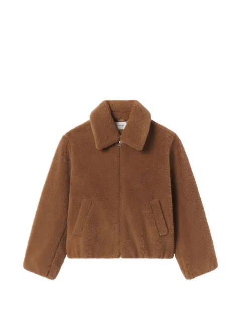 FRAME Teddy Bomber zip jacket