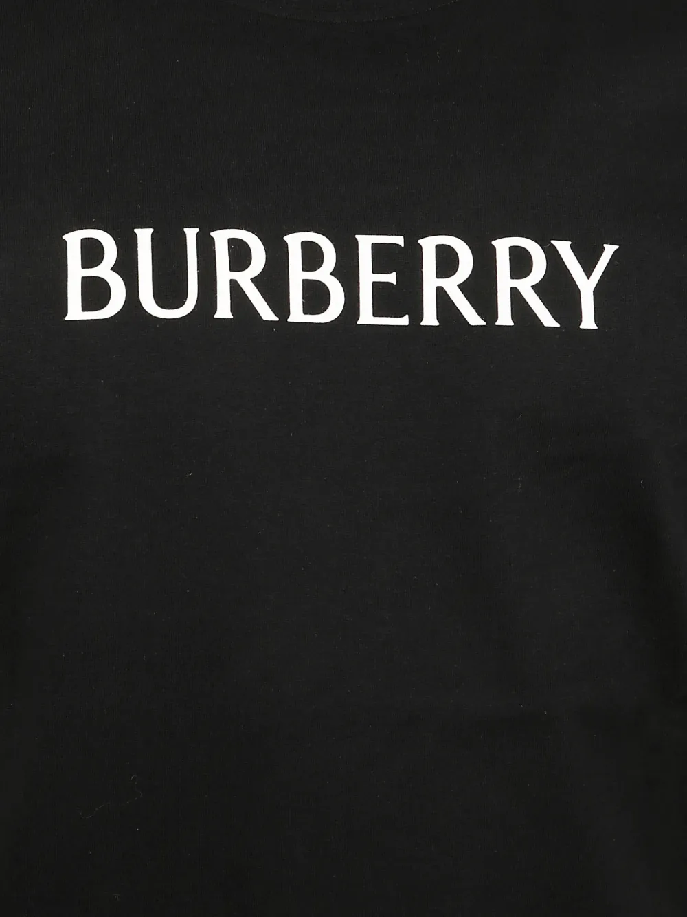 Burberry T-shirt met logoprint Zwart
