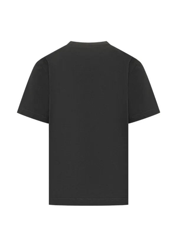 Burberry Logo Cotton T-shirt | Black | FARFETCH