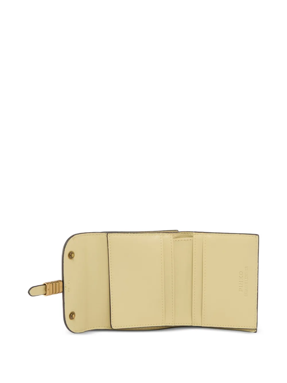 PINKO Portemonnee met logo Beige