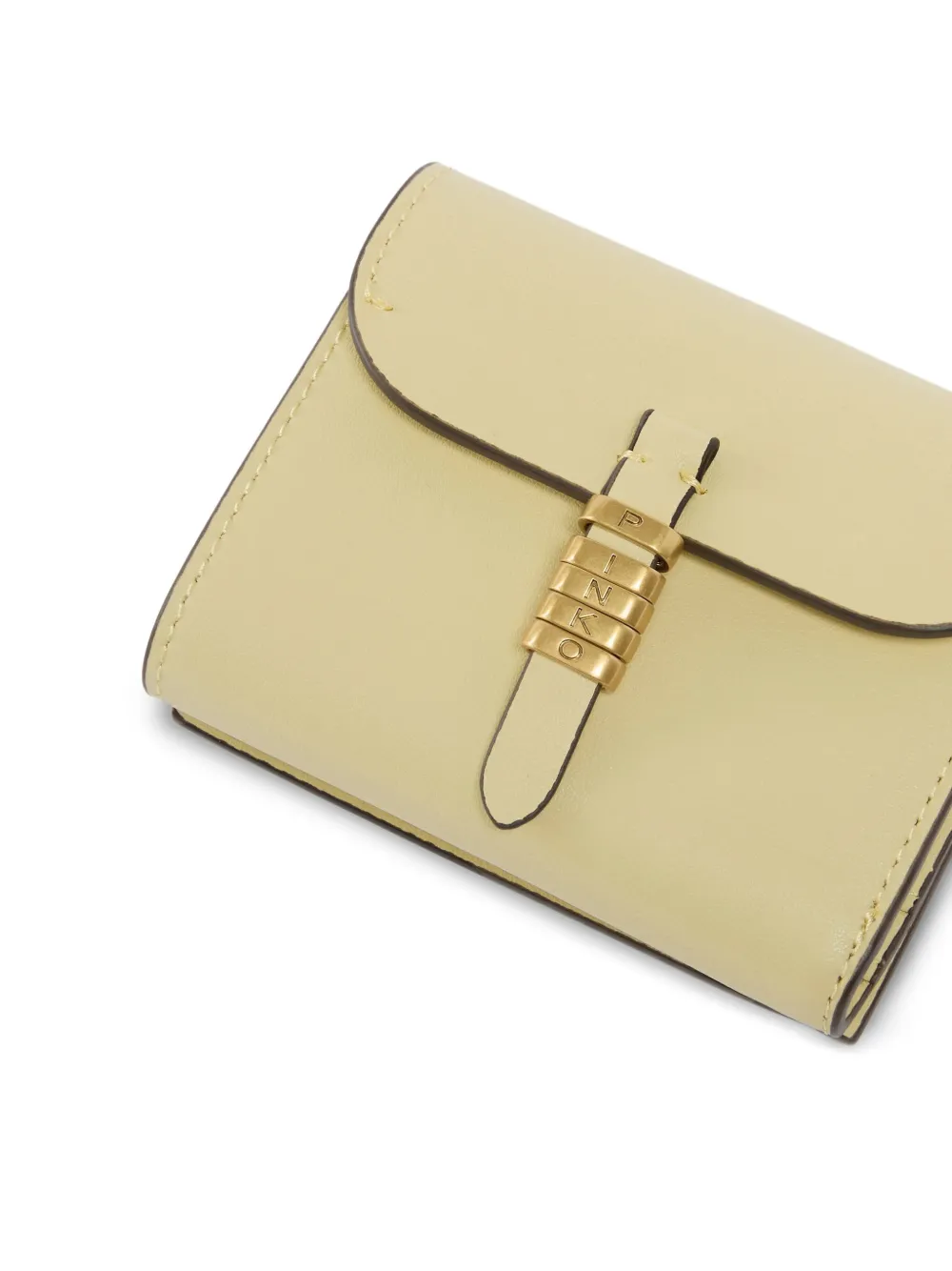 PINKO Portemonnee met logo Beige
