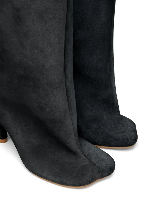 MM6 Maison Margiela スクエアトゥブーツ MM6 Maison Margiela スクエアトゥ ブーツ | ブラック | FARFETCH JP
