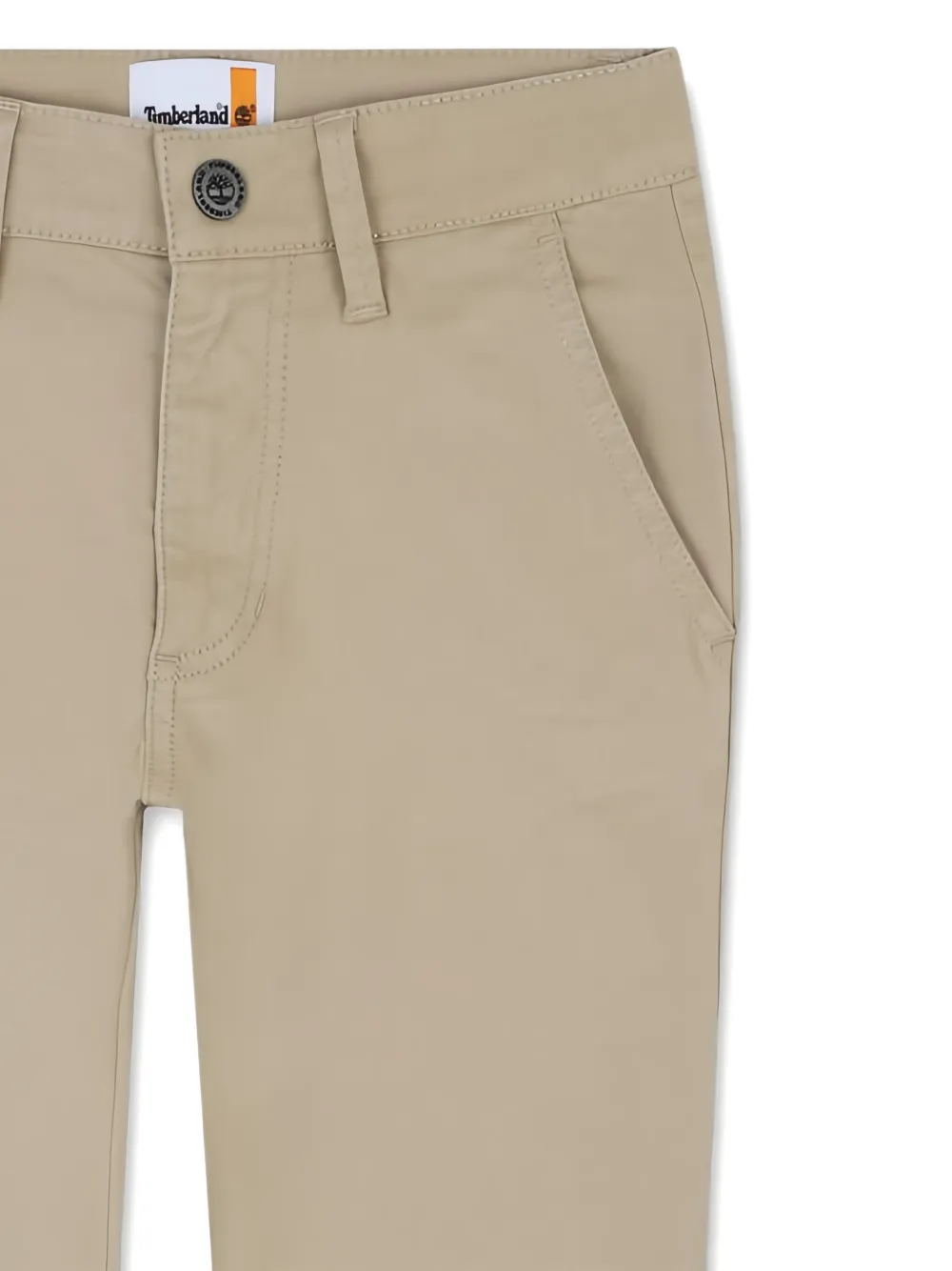  Timberland Kids Side Pockets Flat Front Trousers - Neutrals 