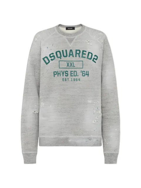 DSQUARED2 distressed round-neck sweatshirt