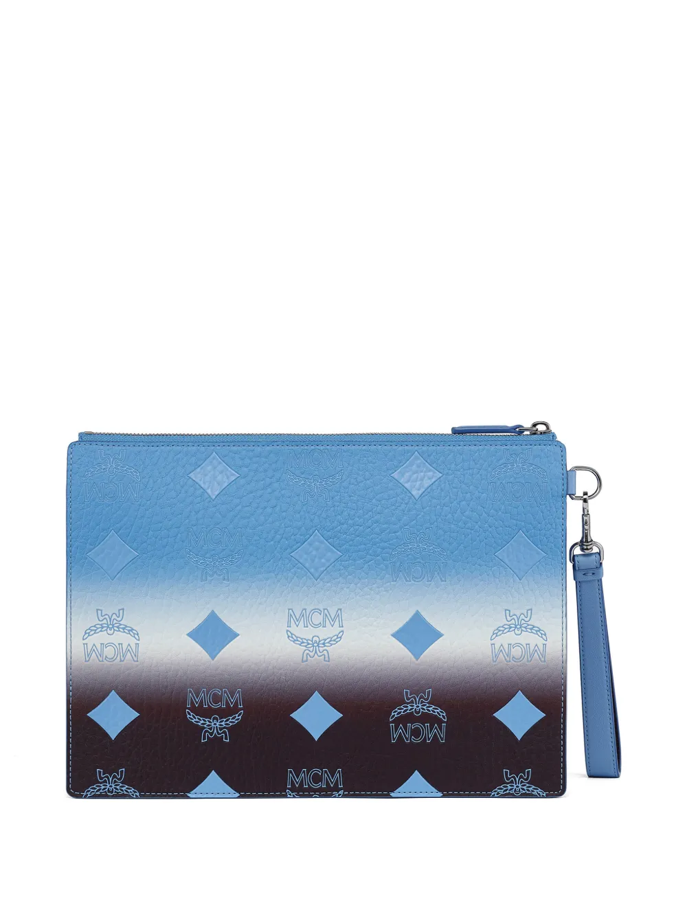  Mcm Gradation Wristlet Pouch - Blue 