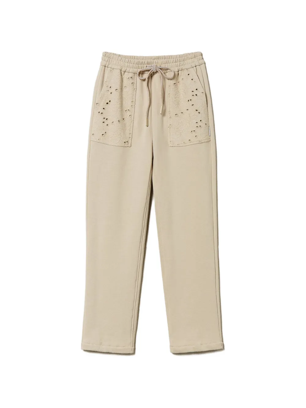 TWINSET broderie anglaise joggers - Toni neutri
