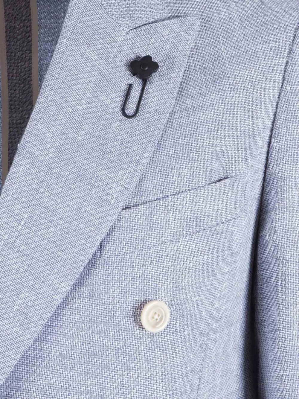 Lardini Blazer met dubbele rij knopen Blauw