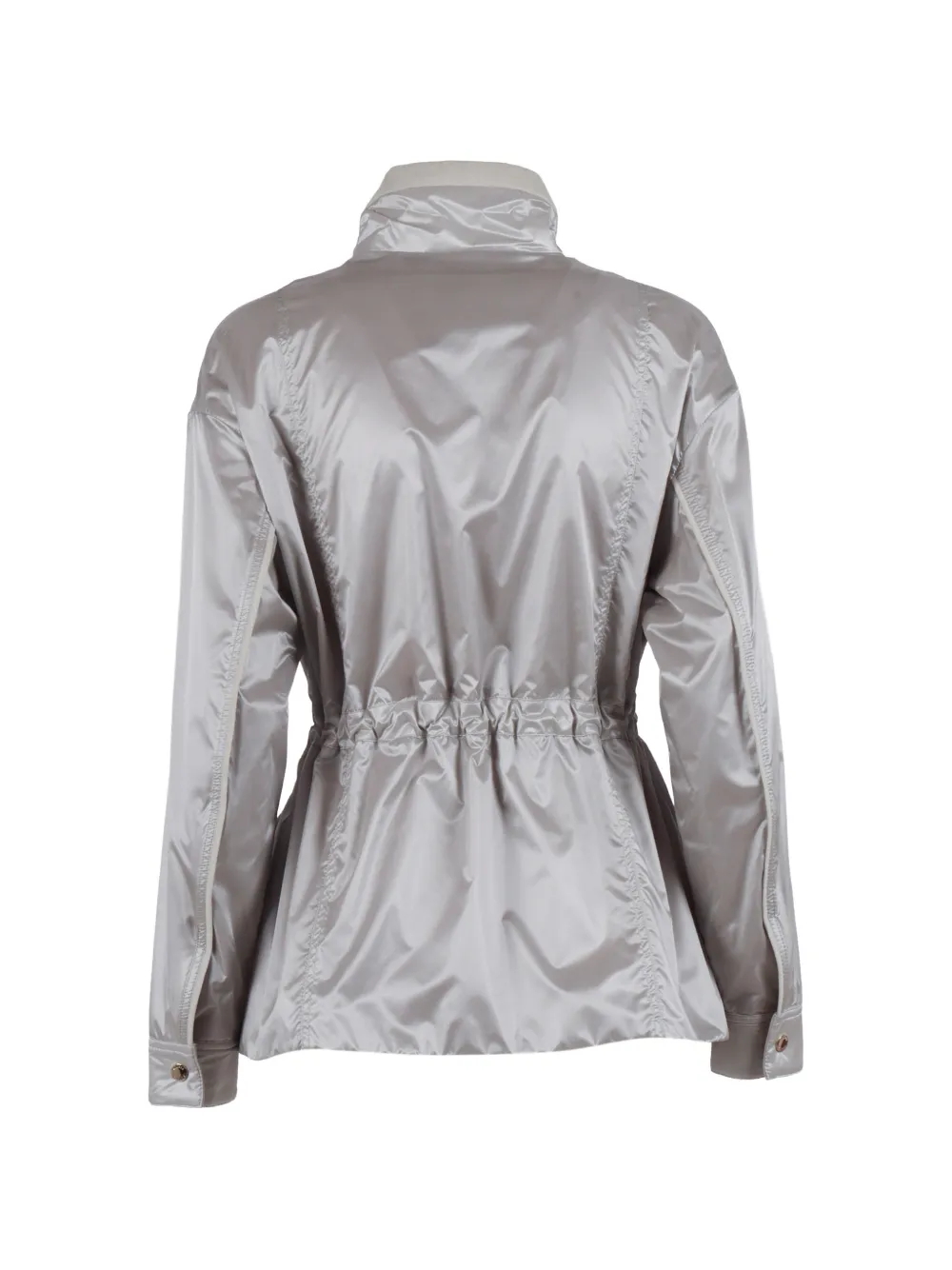  Moorer Drawstring Zipped Jacket - Grey 
