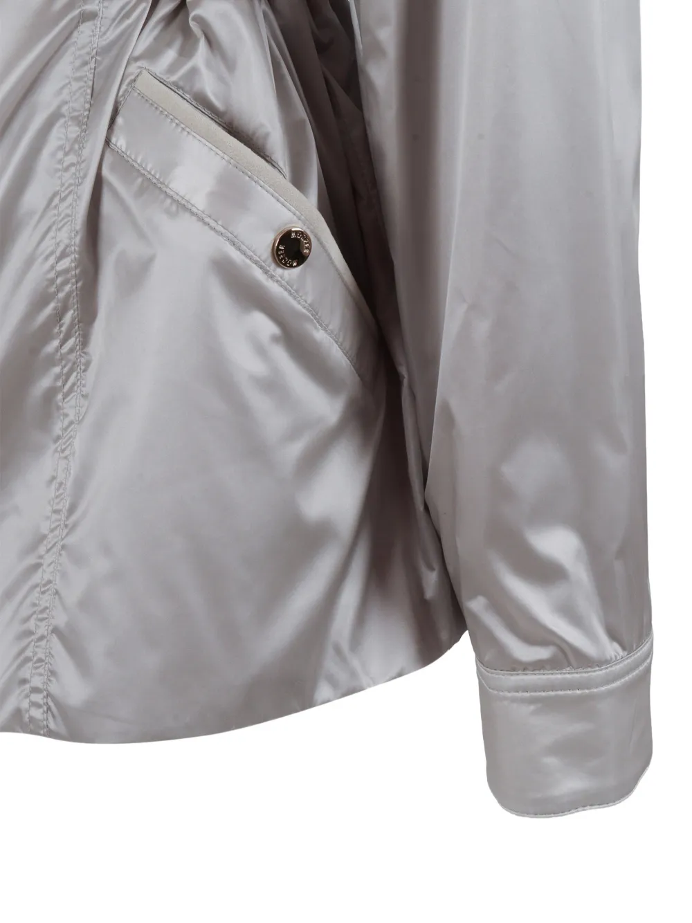  Moorer Drawstring Zipped Jacket - Grey 