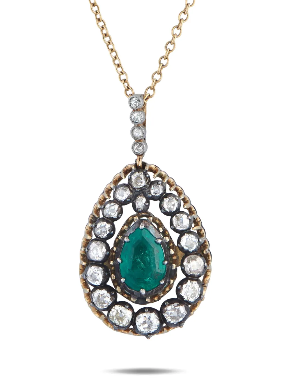 LB Exclusive emerald and diamond necklace - Oro