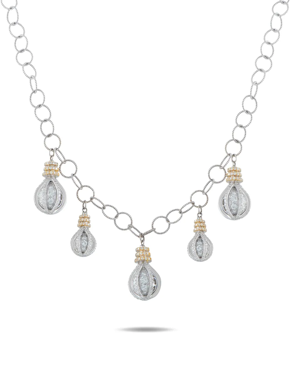 LB Exclusive diamond pendant necklace - Argento