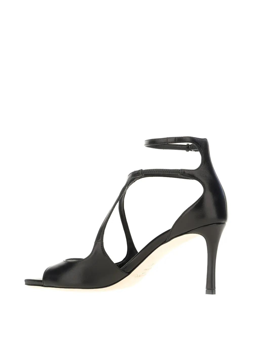 Jimmy Choo Azia leather sandals Zwart