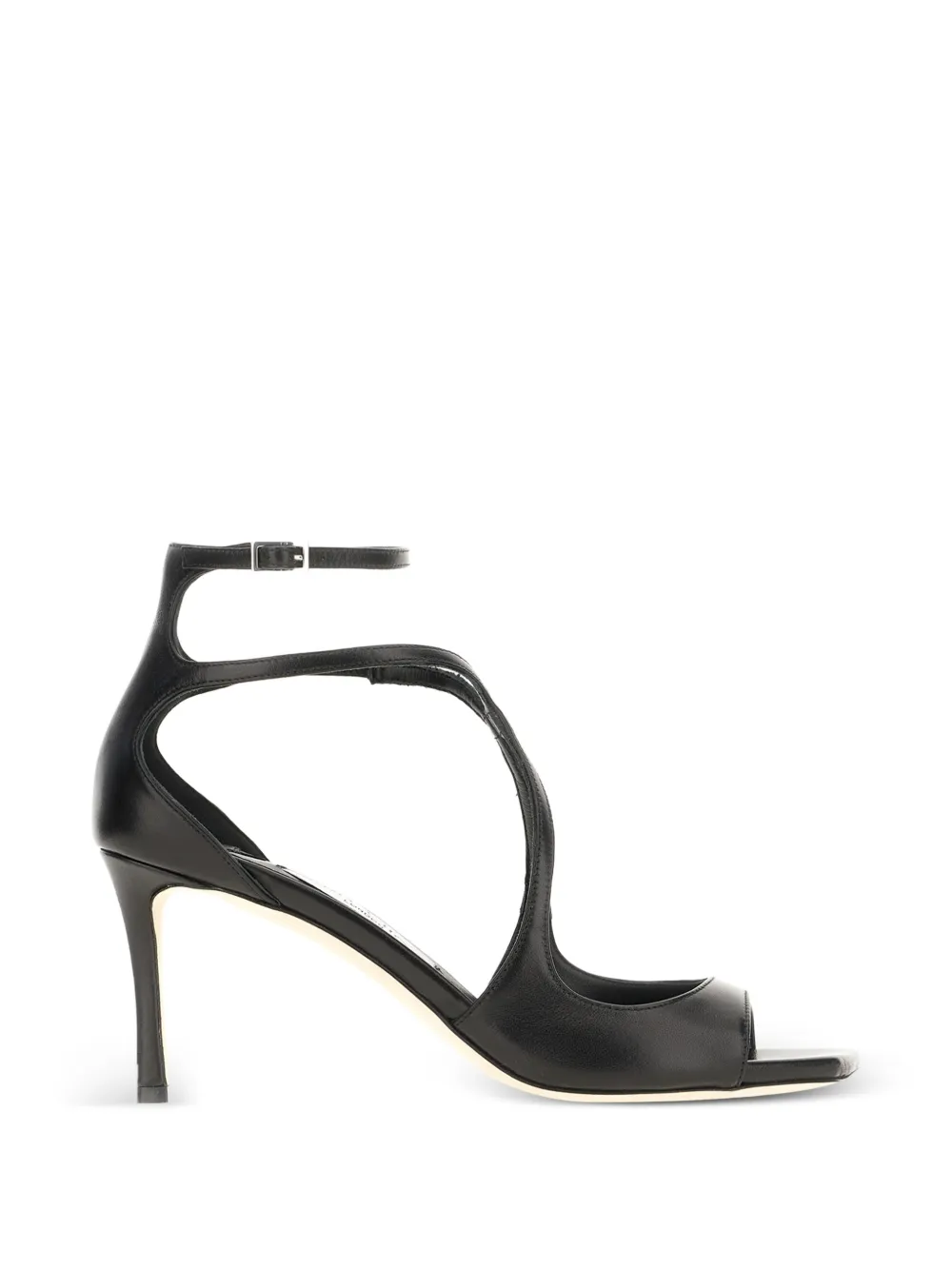 Jimmy Choo Azia leren sandalen Zwart