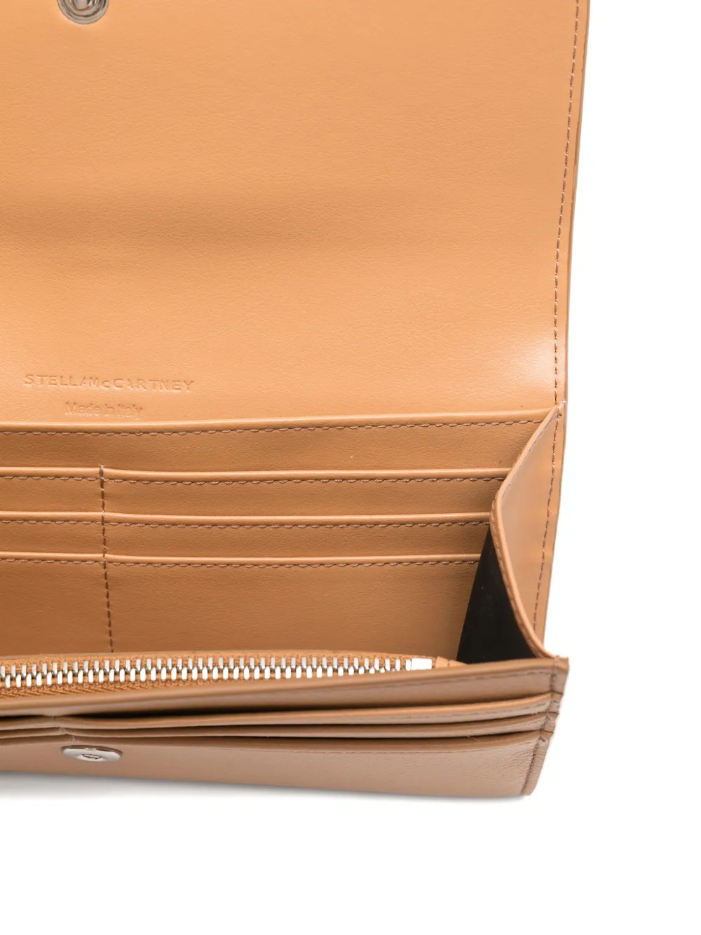 Stella McCartney Ryder Continental portemonnee Beige