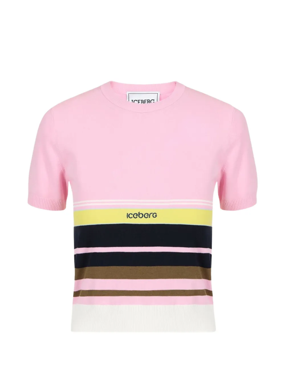 Iceberg striped T-shirt - Rosa