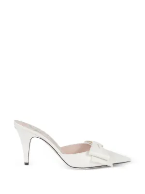 JIMMY CHOO ストラップミュール Jimmy Choo ストラップ ミュール | シルバートーン | FARFETCH JP